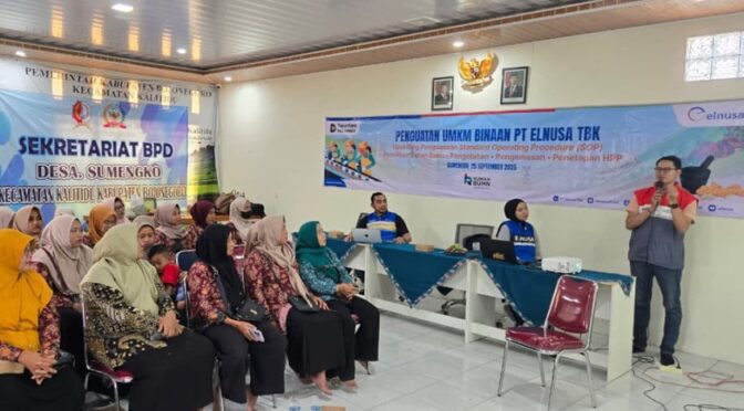 Elnusa Bersama Rumah BUMN Palangka Raya Perkuat UMKM Binaan