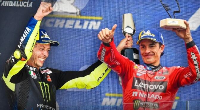 Marc Marquez vs Valentino Rossi, Siapa GOAT MotoGP Sepanjang Masa?