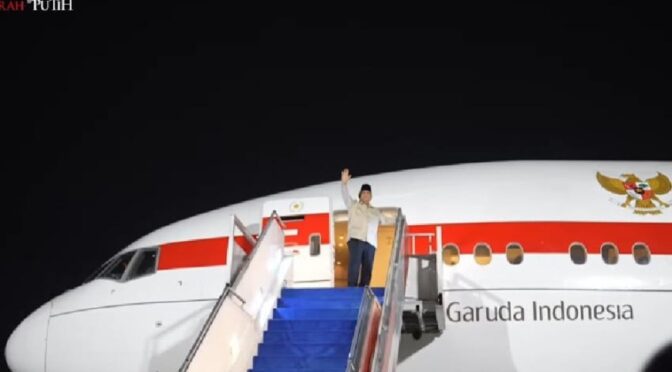 Prabowo Bertolak ke AS Hadiri Sidang Umum PBB Ke-80