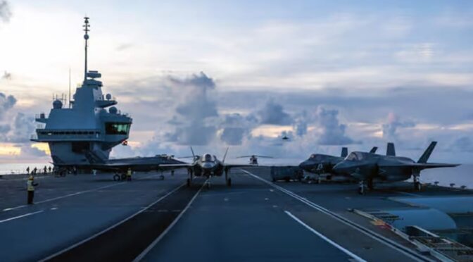 Sempat Bikin China Marah, Kapal Induk Inggris Muncul Lagi di Dekat Indonesia