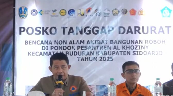 Belum Ada Penemuan Jenazah Pagi Ini, Tim Fokus Pembersihan Reruntuhan Ponpes Al Khoziny