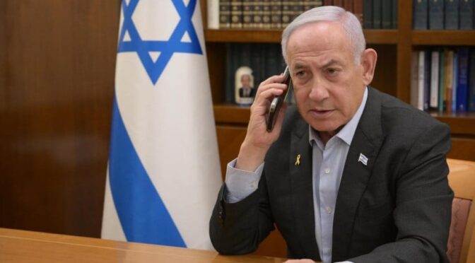 Media Zionis Sebut PM Israel Netanyahu Menyerah kepada Hamas