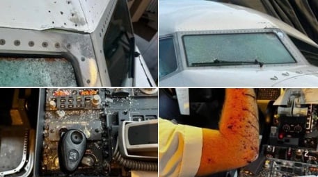 Pesawat Penumpang Ditabrak Benda Misterius yang Diduga Puing Antariksa