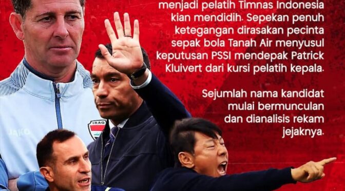 PSSI Belum Kantongi Nama Pelatih Baru Timnas Indonesia, Wamenpora: Baru Mau Rapat